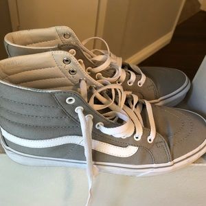 High top grey vans